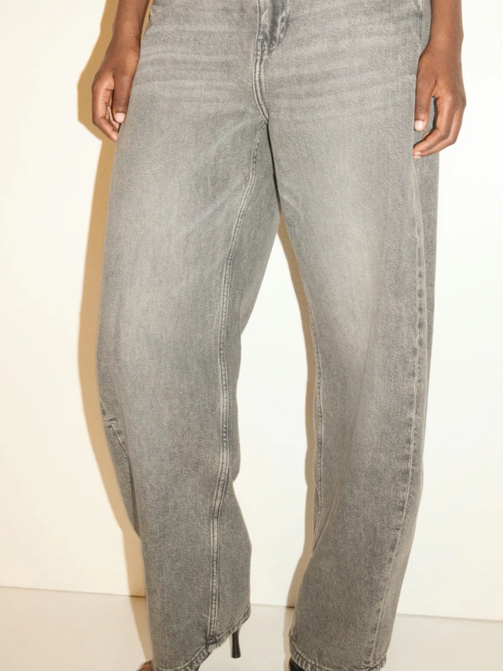 H&M Grey Boyfriend Jeans